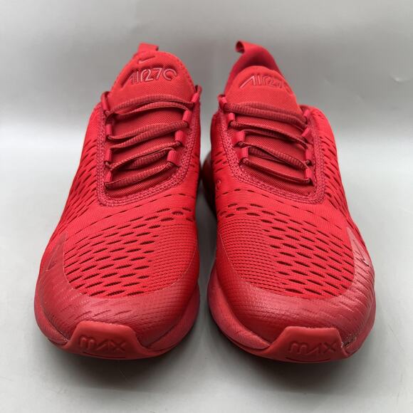 Youth 7 / Women's 8.5 - Nike Air Max 270 University Red Running Shoes Sneakers - Picture 2 of 8